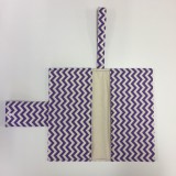 Nappy Wallet - Chevron - Purple